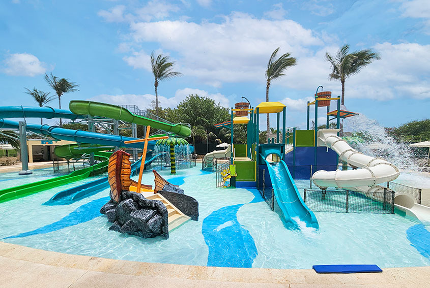 Aqua Park en The Royal Sands